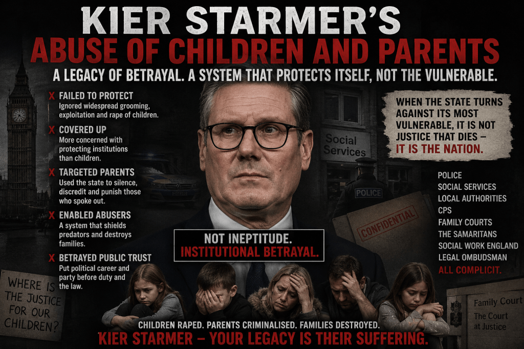 Kiers Starmers abuse of Children and Parents a&nbsp;legacy