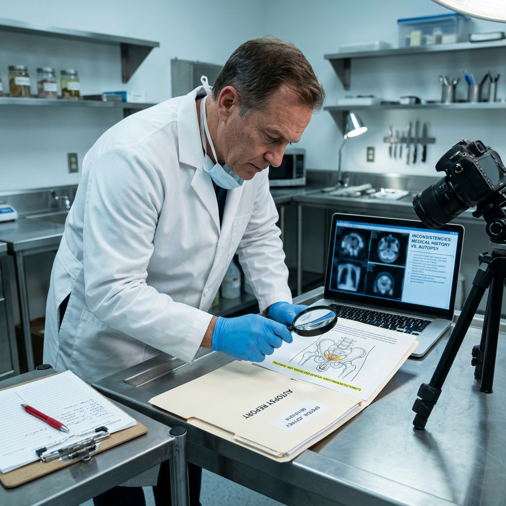 Investigative medical records and autopsy evidence